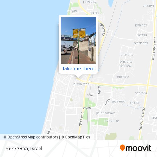 הרצל/מינץ map