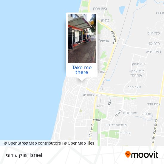 שוק עירוני map