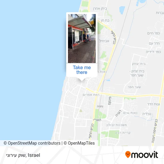 Карта שוק עירוני