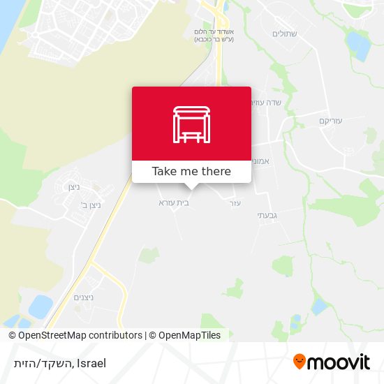 השקד/הזית map