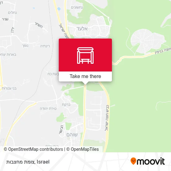 Карта צומת מחצבות