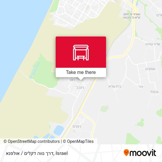 דרך נווה דקלים / אולפנא map