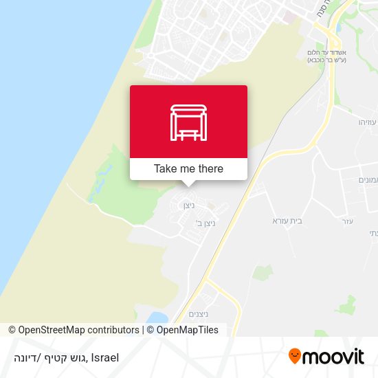 גוש קטיף /דיונה map