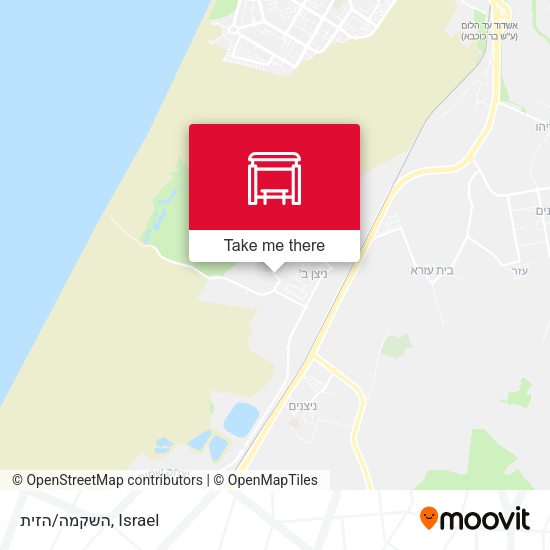 השקמה/הזית map