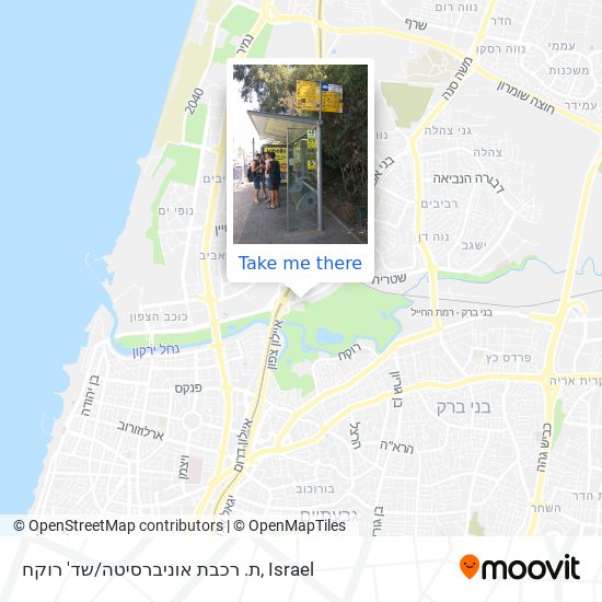 ת. רכבת אוניברסיטה/שד' רוקח map