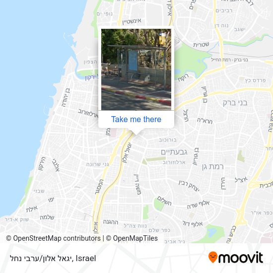 יגאל אלון/ערבי נחל map