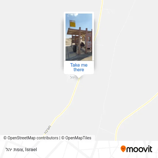 Карта צומת יהל