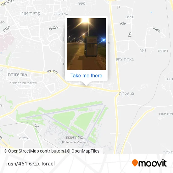Карта כביש 461/ויצמן