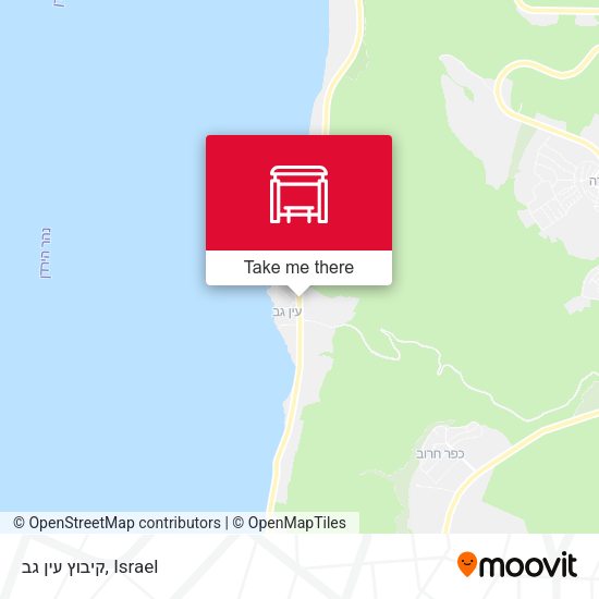 קיבוץ עין גב map