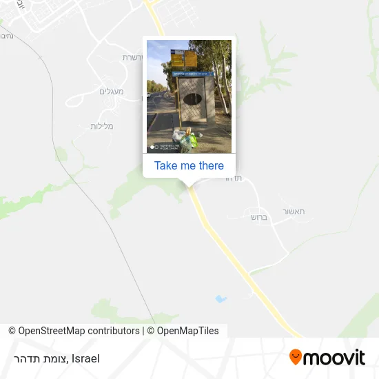 Карта צומת תדהר