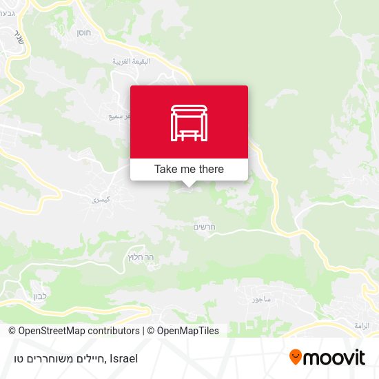 חיילים משוחררים טו map