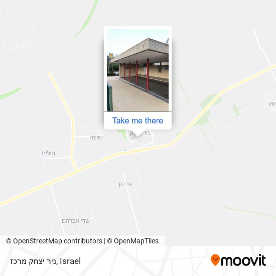 ניר יצחק מרכז map
