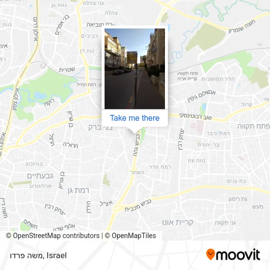 Карта משה פרדו