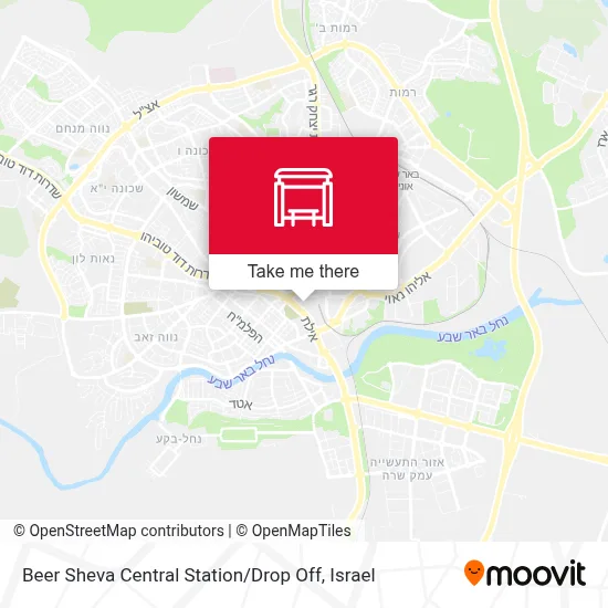 Beer Sheva Central Station / Drop Off map
