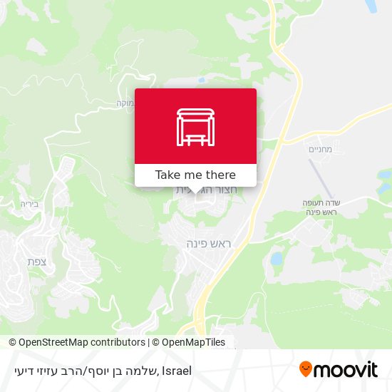 שלמה בן יוסף/הרב עזיזי דיעי map