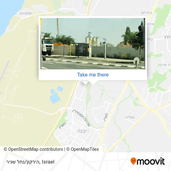 Карта הירקון/נחל שניר