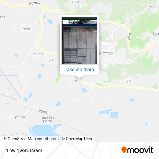 Карта מסעף שריד