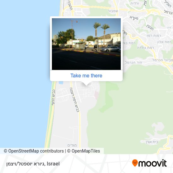 גיורא יוספטל/ויצמן map