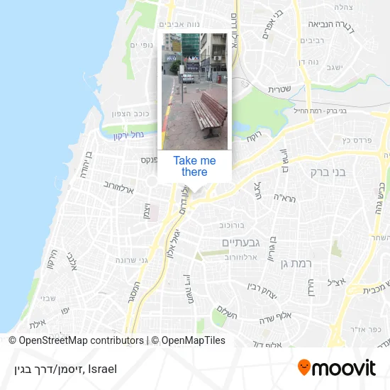 Карта זיסמן/דרך בגין