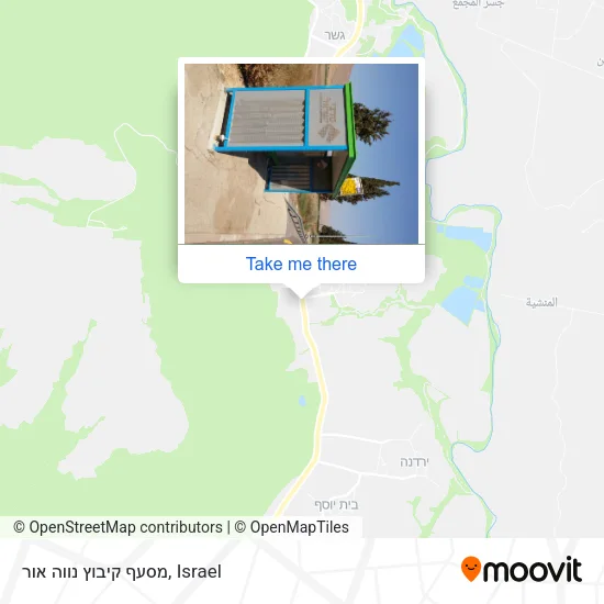 Карта מסעף קיבוץ נווה אור