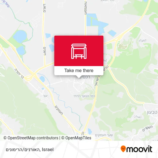 Карта האורנים/הרימונים