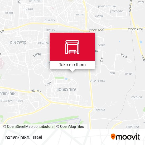 האורן/הערבה map