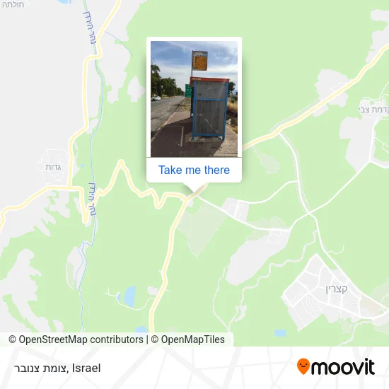 צומת צנובר map