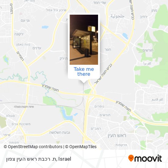 ת. רכבת ראש העין צפון map