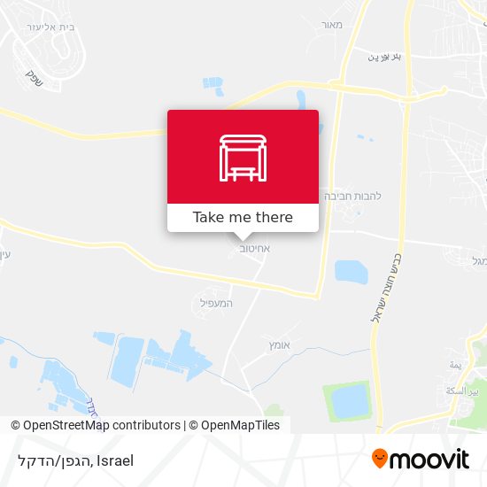 הגפן/הדקל map