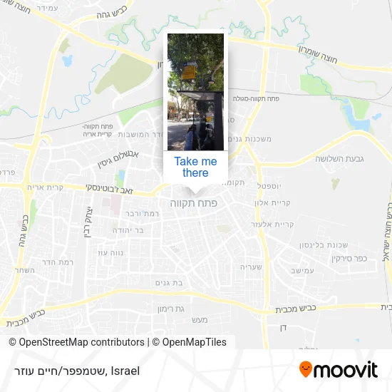 Карта שטמפפר/חיים עוזר