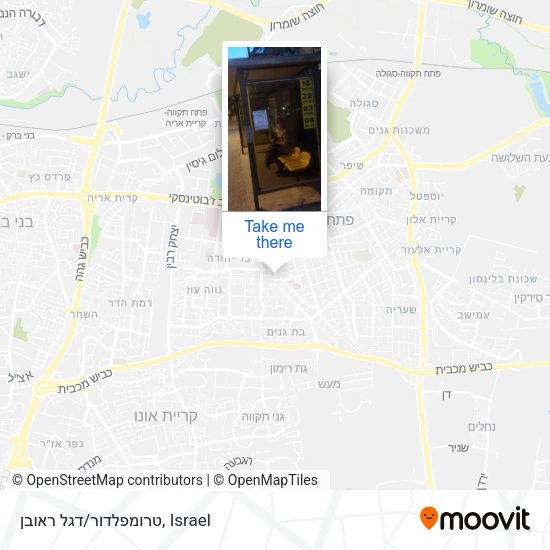 טרומפלדור/דגל ראובן map