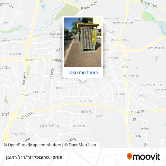 טרומפלדור/דגל ראובן map