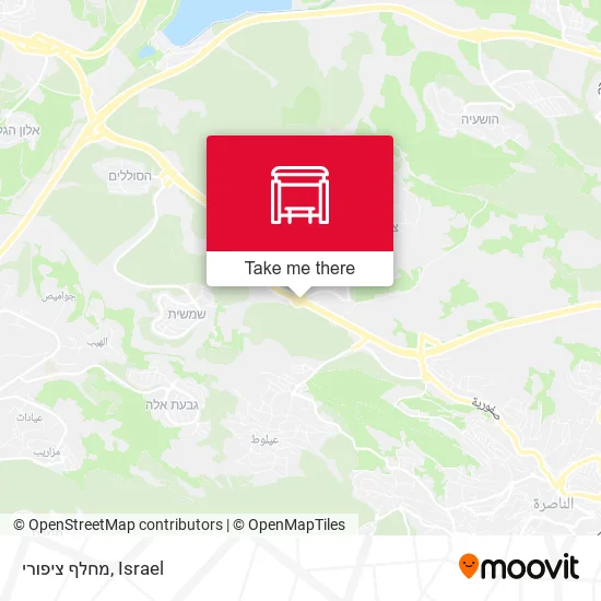 Карта מחלף ציפורי