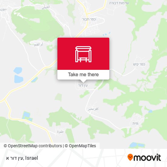 עין דור א map
