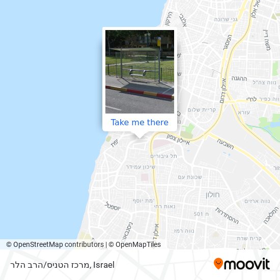 מרכז הטניס/הרב הלר map