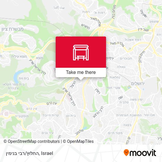החלוץ/רבי בנימין map