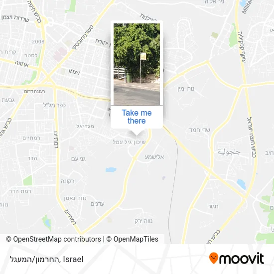 החרמון/המעגל map