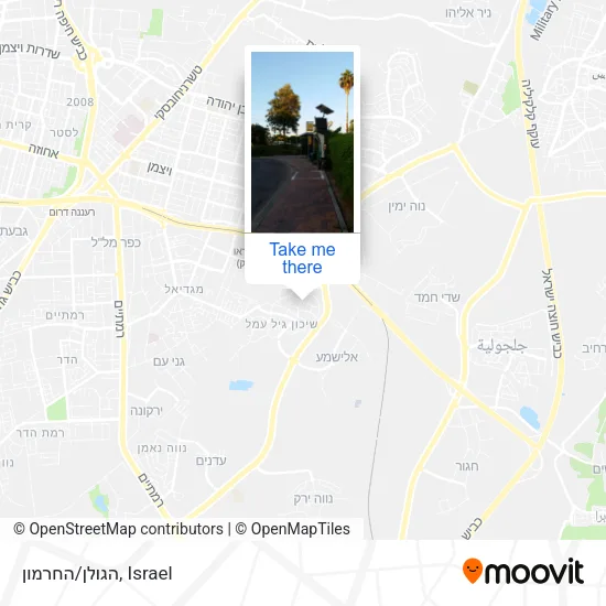 הגולן/החרמון map