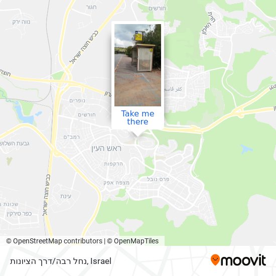 נחל רבה/דרך הציונות map