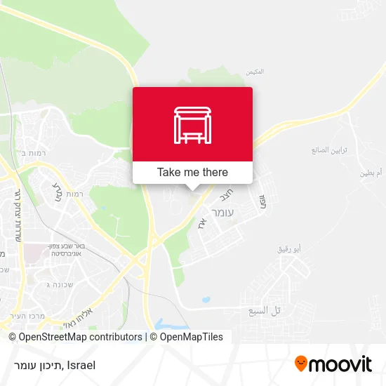 Карта תיכון עומר
