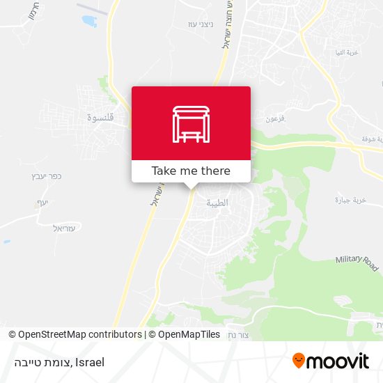 צומת טייבה map