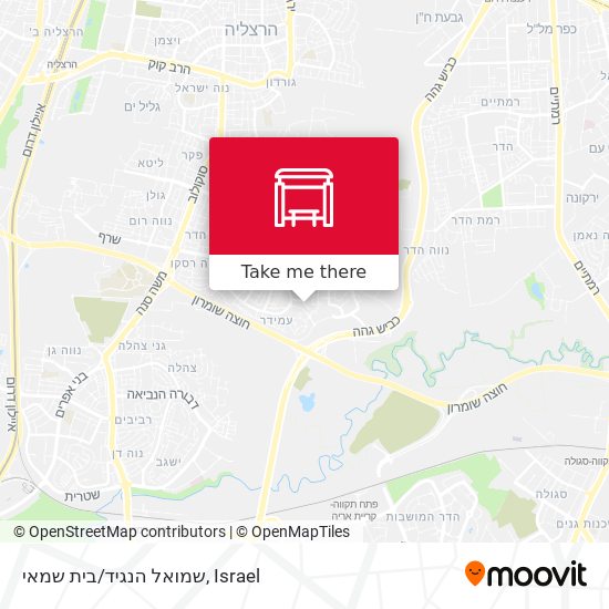 שמואל הנגיד/בית שמאי map