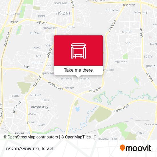 בית שמאי/מרגנית map