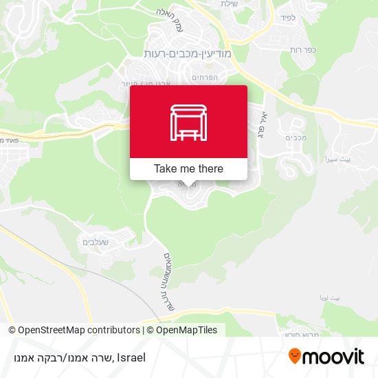 שרה אמנו/רבקה אמנו map