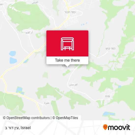 Карта עין דור ב