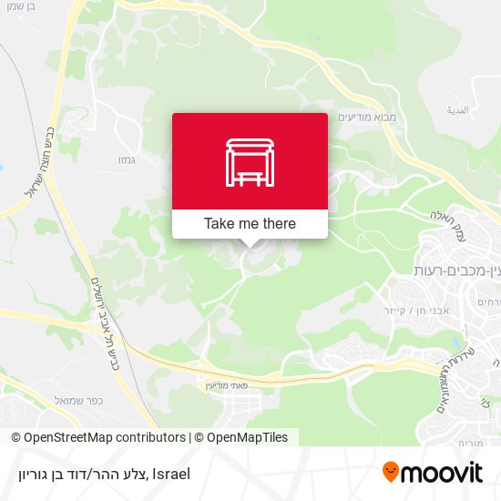 צלע ההר/דוד בן גוריון map