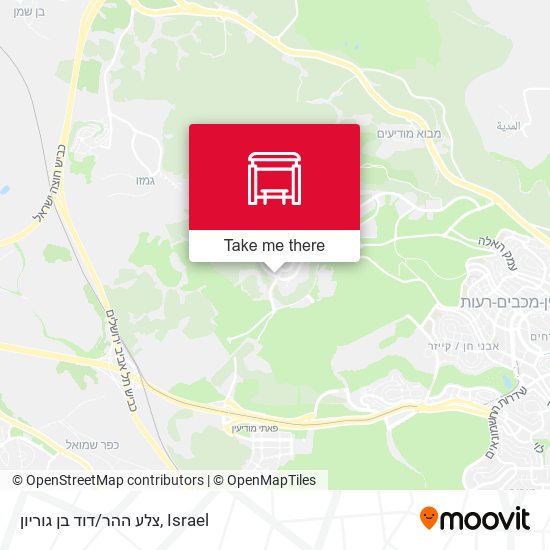 צלע ההר/דוד בן גוריון map