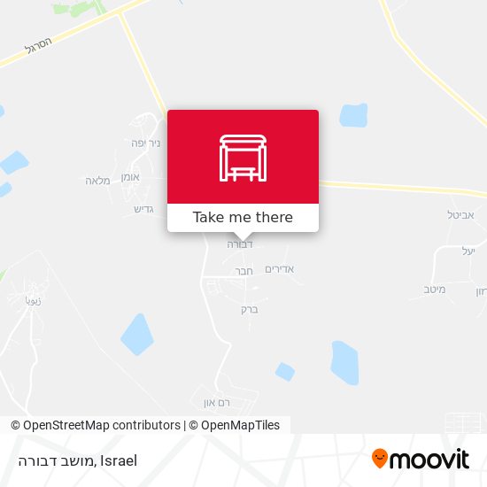 Карта מושב דבורה