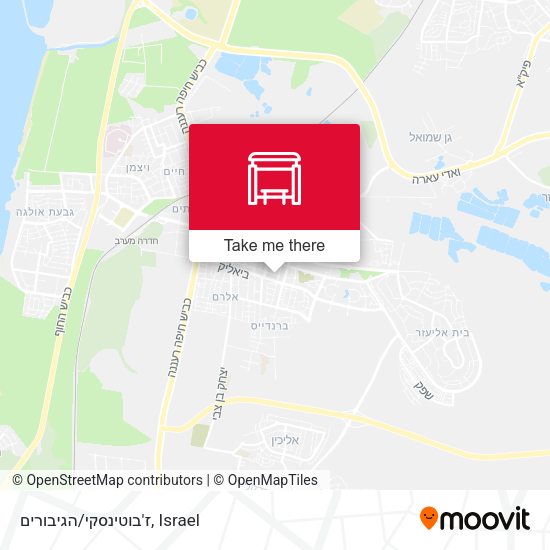 ז'בוטינסקי/הגיבורים map