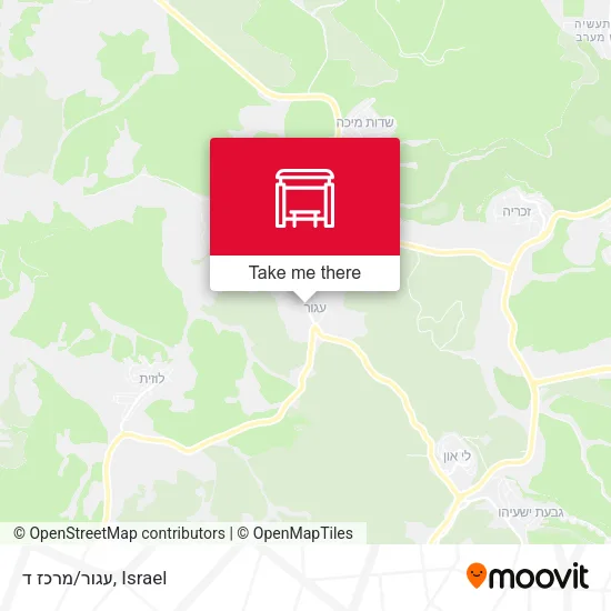 Карта עגור/מרכז ד